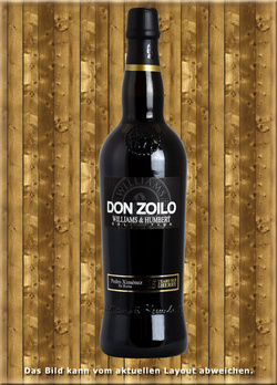 Don Zoilo Sherry 15 Jahre Pedro Ximenez