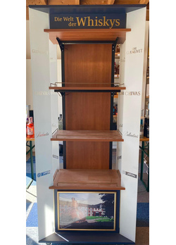 Verkaufsdisplay Die Welt der Whiskys, Holz/MDF,...