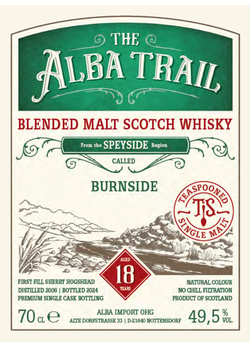 The Alba Trail - Burnside 18 Jahre - First Fill Sherry Cask