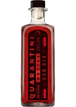 Quarantini Social Red Gin