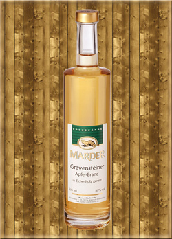 Marder Gravensteiner Apfelbrand im Eichenholzfass gereift...